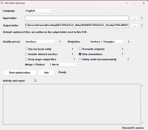 GR2-Mesh Optimizer I