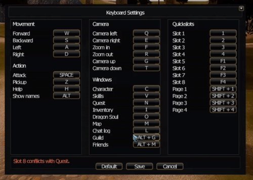 Keyboard Settings